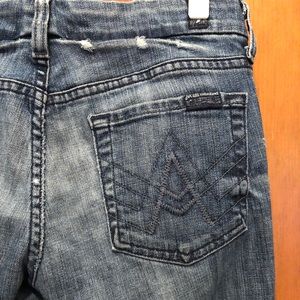 25x32 7 For All Mankind A-Pocket Flare Jeans